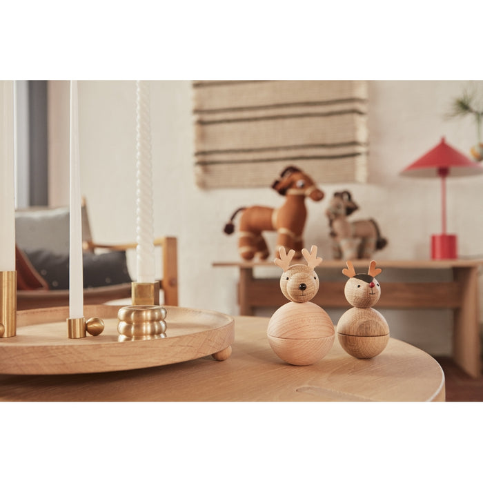 Palloa Solid High Lysestage - Børstet Messing