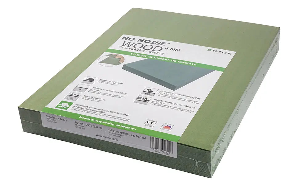Gulvunderlag No Noise Wood Standard - 4 mm