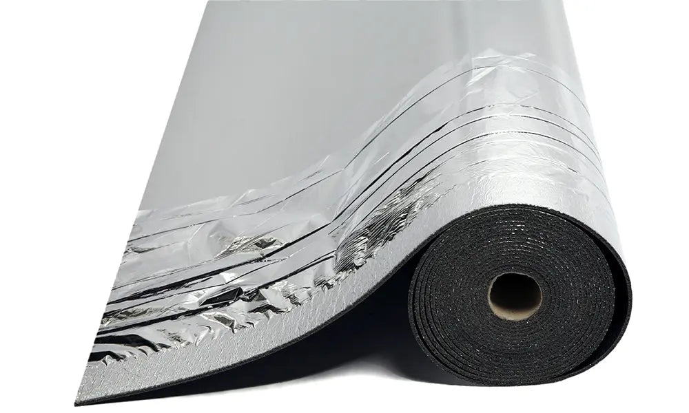 Gulvunderlag No Noise Extreme M/Alu-Dampspærre og Overlap 2,8 mm