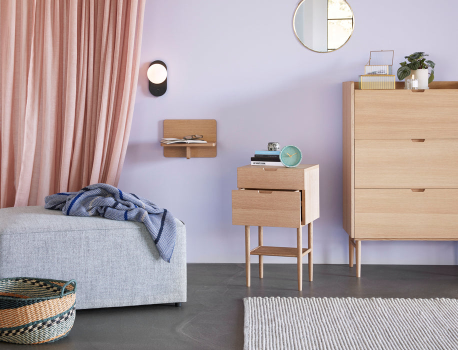 Ripple Glasboks - Sæt af 2 Klar/Messing