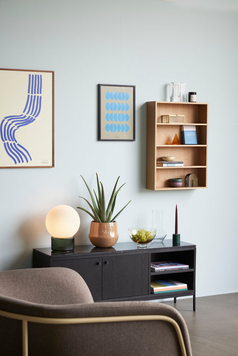 Ripple Glasboks - Sæt af 2 Klar/Messing