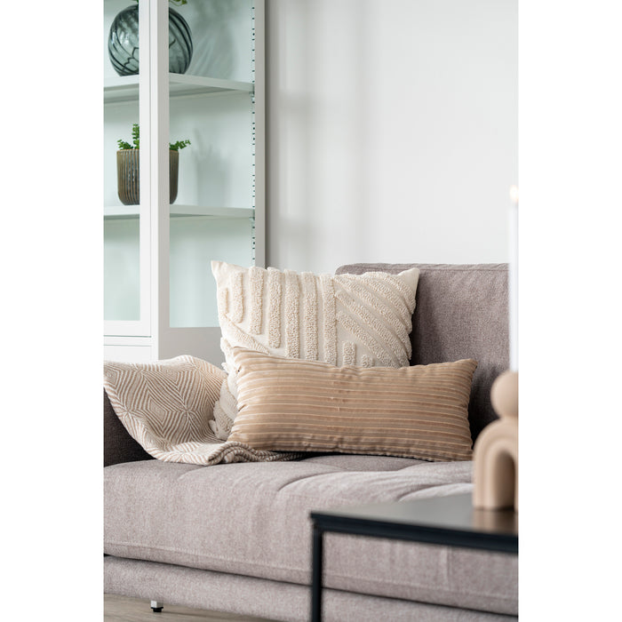 Cort Plaid - Råhvid/beige