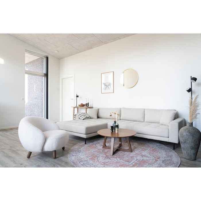 Havana Tæppe - Orange/Blå Ø200 cm