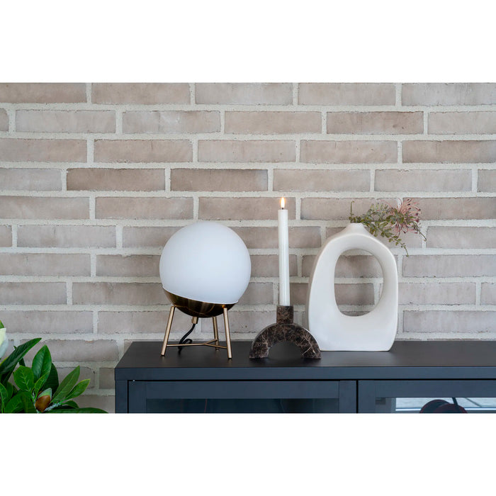 Vase Keramik Hvid - 19 X 9 X 28,5 cm