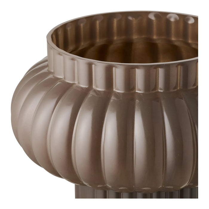 Vase Mundblæst - Brun