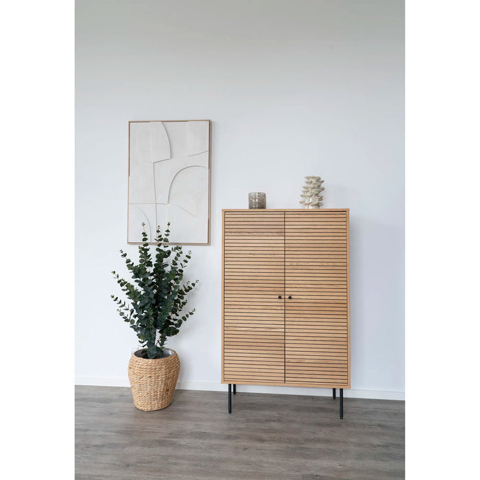 Lysestage Glas - Brun