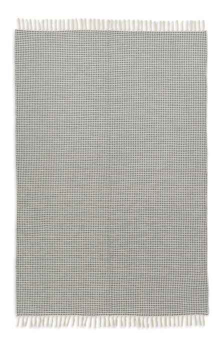 Ebeltoft Tæppe - Lysgrå/Offwhite