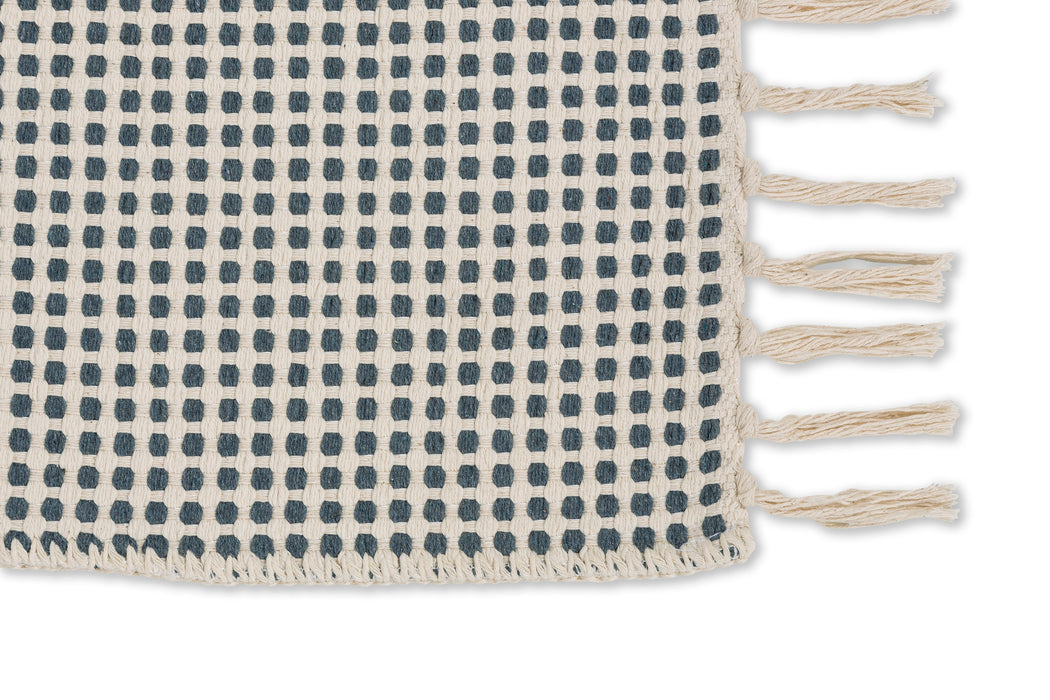 Ebeltoft Tæppe - Lysgrå/Offwhite