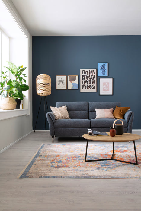 Blokhus Mystik Tæppe - Pastel Blå/Orange