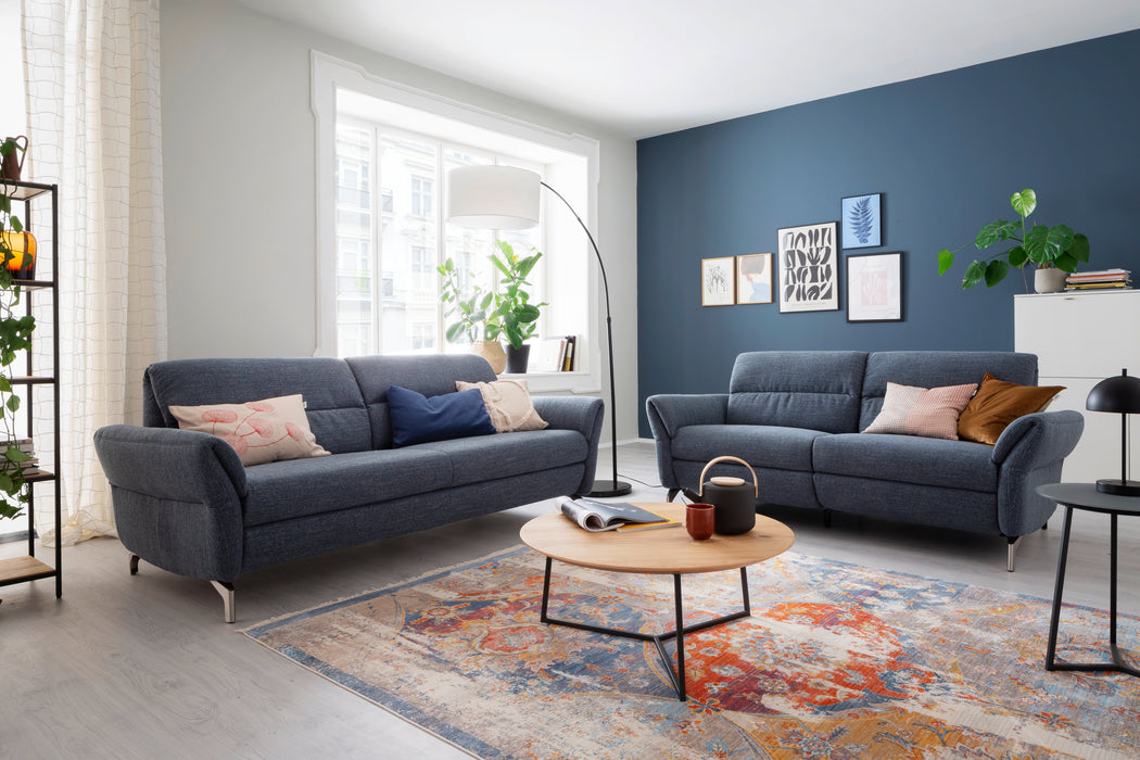 Blokhus Mystik Tæppe - Pastel Blå/Orange