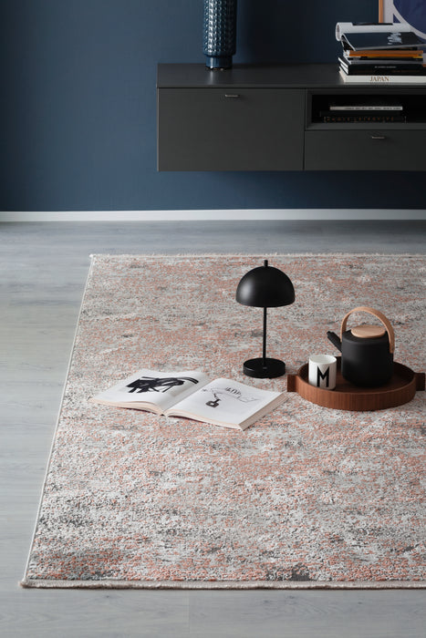 Ribe Tæppe - Lysegrå