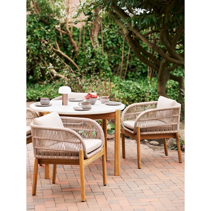 Soham Led Lampe - Hvid/Kobber