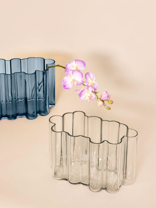 Umber Vase Klar - H20 cm