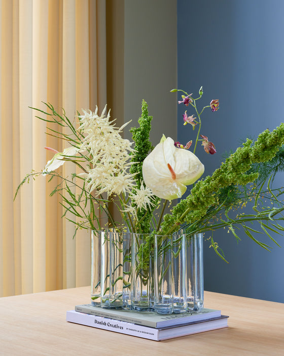 Umber Vase Klar - H20 cm