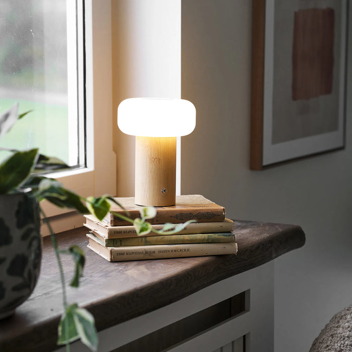 Stafford LED Bordlampe - Natur/Hvid