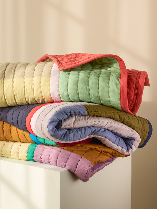 Pavilion Plaid Block Blå/ Flerfarvet