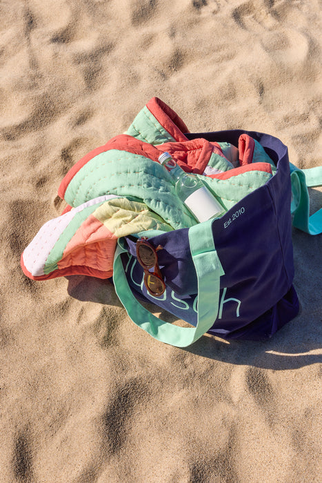 Pavilion Plaid Block Coral/ Flerfarve