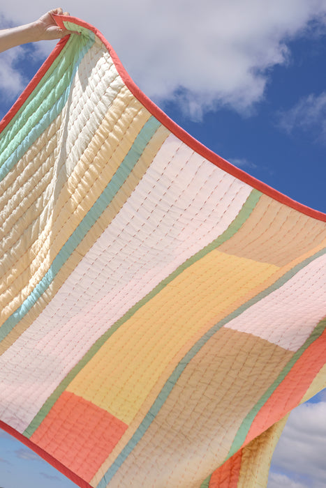 Pavilion Plaid Block Coral/ Flerfarve