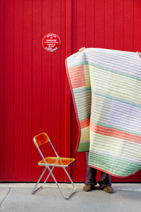 Pavilion Plaid Block Coral/ Flerfarve