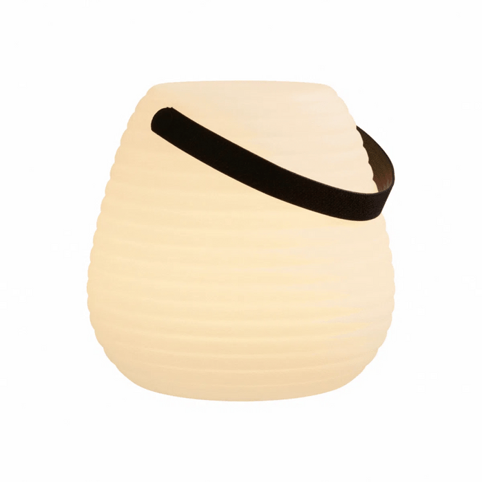 Derry LED Lampe - Hvid Ø21 x H21 cm