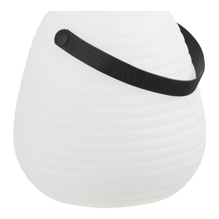 Derry LED Lampe - Hvid Ø21 x H21 cm