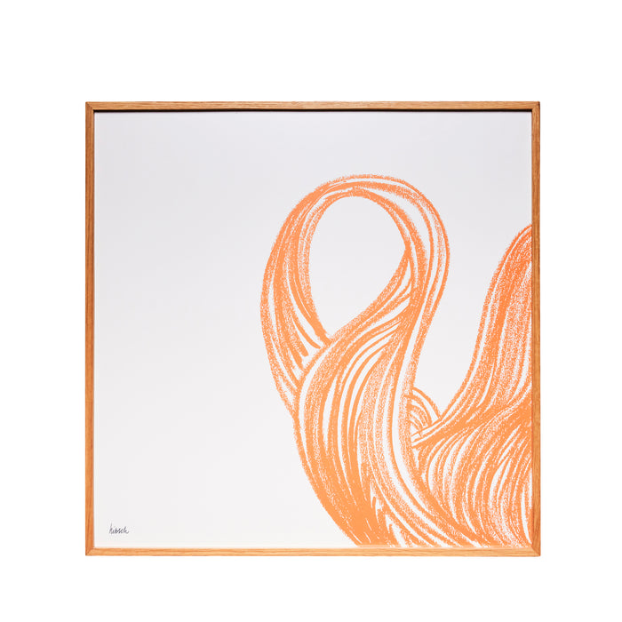 Hello Ramme - 80×80x10 cm Natur