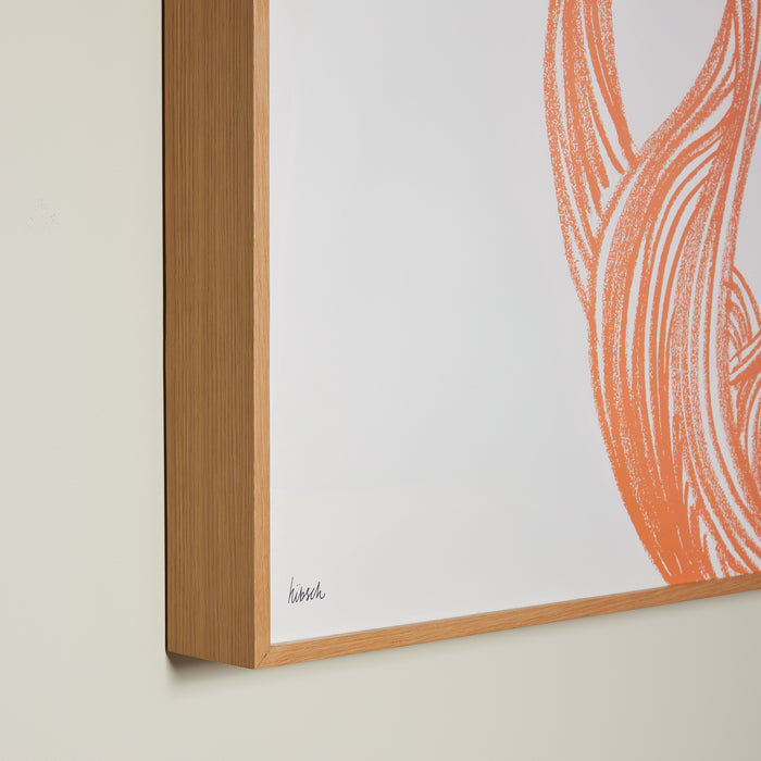 Hello Ramme - 80×80x10 cm Natur