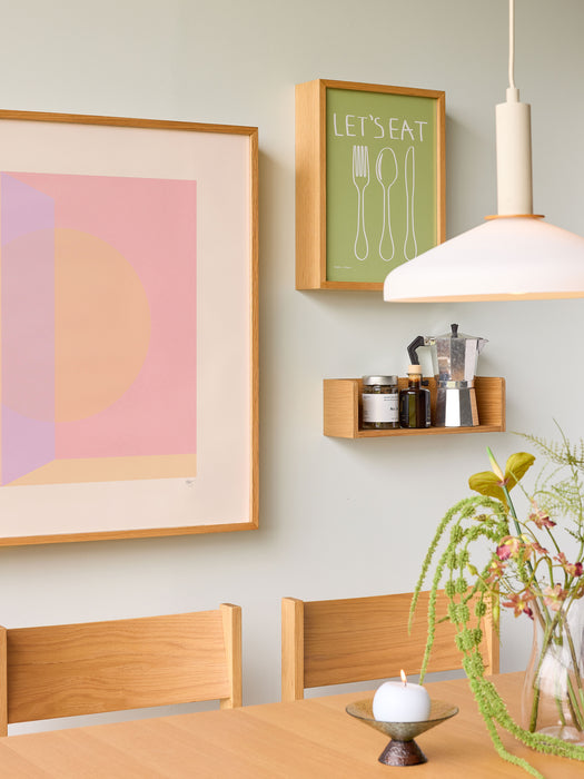 Hello Ramme - 80×80x10 cm Natur