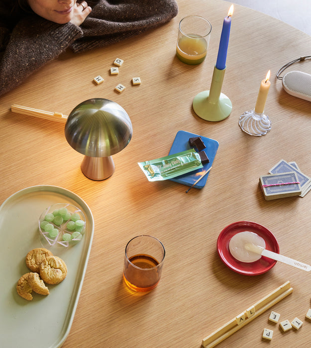 Mush Transportabel Lampe Nikkel