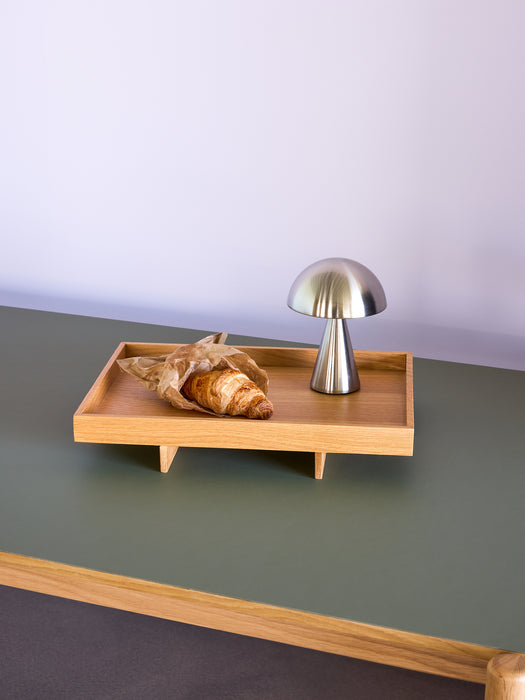 Mush Transportabel Lampe Nikkel