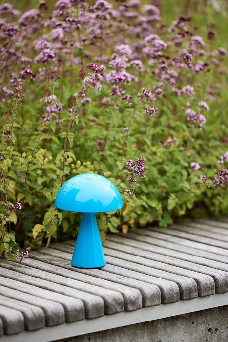 Mush Transportabel Lampe Blå