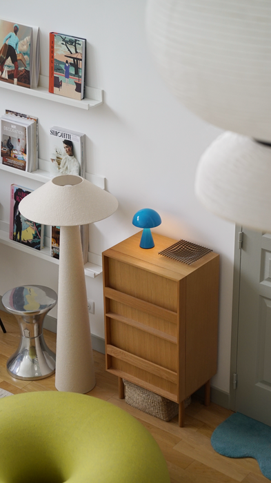 Mush Transportabel Lampe Blå