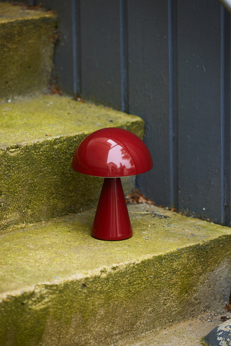 Mush Transportabel Lampe Rød