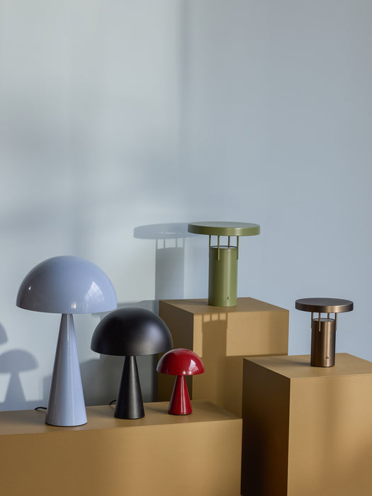 Mush Transportabel Lampe Rød