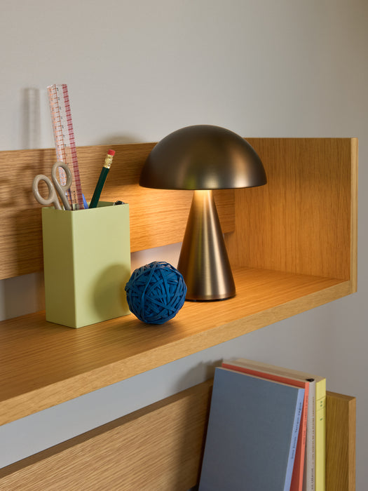 Mush Transportabel Lampe Bruneret Messing