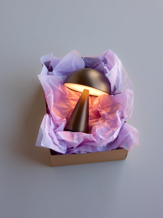 Mush Transportabel Lampe Bruneret Messing