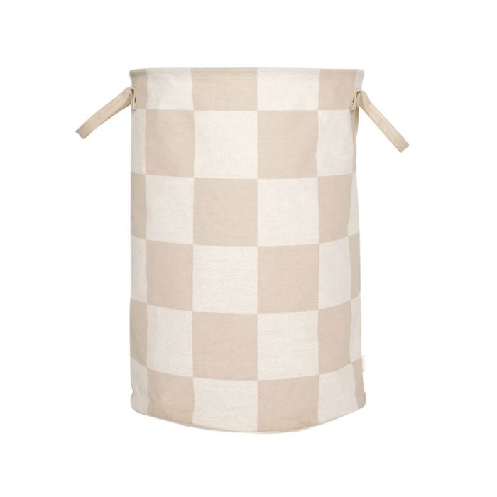 Chess Laundry/ Storage Basket Large - Clay/offwhite