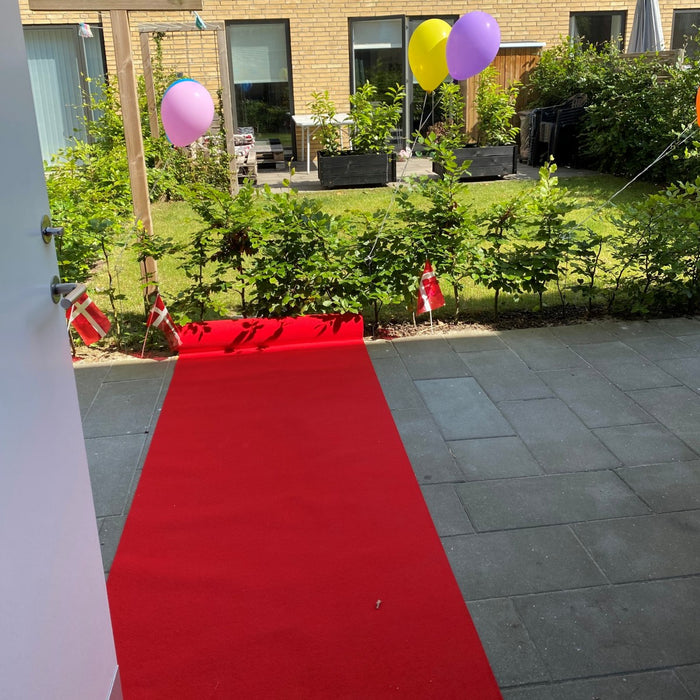 Malta Rød Løber - bredde 100 cm