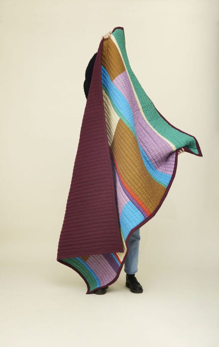 Pavilion Plaid Block Burgundy - Multicolour