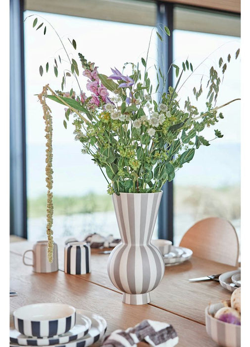 Toppu Vase - Round Clay