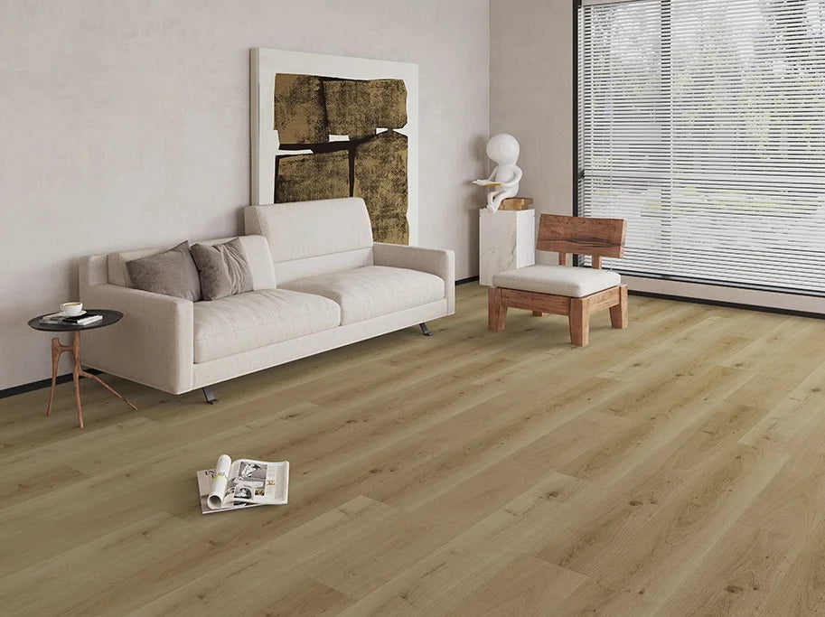 Elite LVT Large Plank Klik M. Kork - Lys Natur