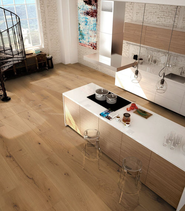 Timbertop Palæ-Plank 3 meter - Eg Semi-Røget Rustik