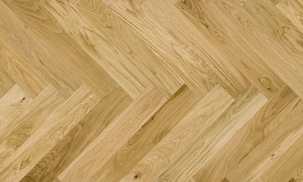 Eg Sildeben Lamelparket Caramel , Børstet, Natur matlak V4