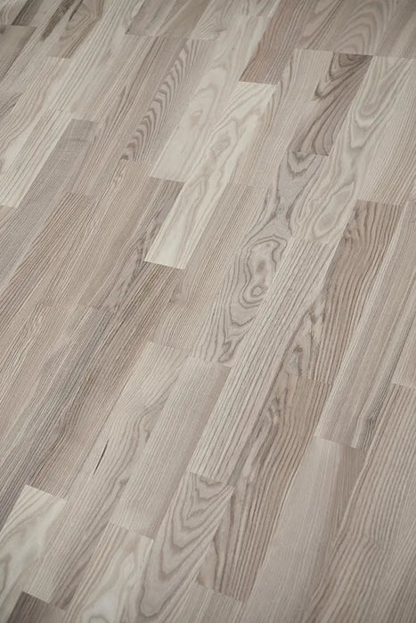 Ask Lamelparket 3-stav, Hvid, Matlak