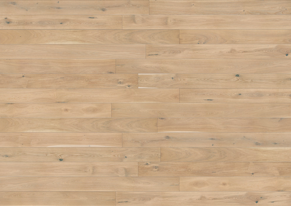 Patricier Plank 180 mm Eg Various/Banana, Børstet, Matlak Hvid