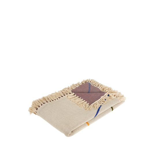 Outline Tæppe Sand/ Flerfarvet