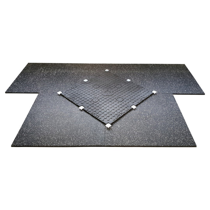 Fitness/gummi Flise X-Connect - 100 x 100 x 2 cm.